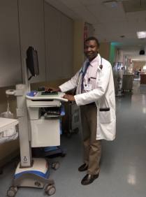 Alex Kayongo, MD, J1 Scholar from Uganda at Danbury Hospital, CT, USA